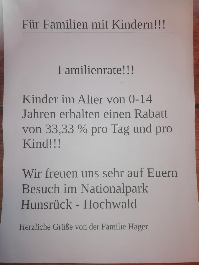 4 Sterne Ferienhaus Ambiente Hager Villa Allenbach ภายนอก รูปภาพ